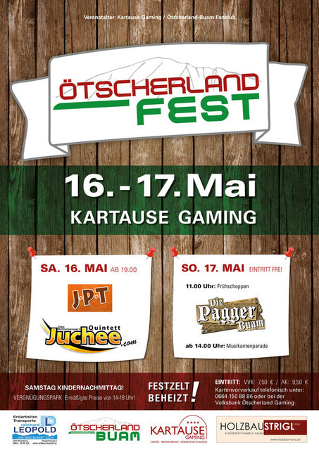 Die Kartause Gaming und die Ötscherland Buam veranstalten das diesjährige "Ötscherland Fest". | Foto: privat
