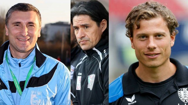 Die WAC-Akademie-Trainer Goran Lucic (U18) ,Carlos Chaile (U16) und Günther Stoxreiter (U15 & Sportlicher Leiter): Die Verträge des Trios wurden vorzeitig gekündigt. Die Zukunft ist offen. | Foto: Kuess/D. Wiedergut