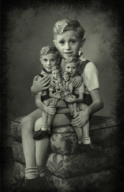 "Als Ausgangsmaterial eignen sich historische Portraits, weil sehr viel Pathos in ihnen steckt", sagt Miesgang. | Foto: delusions.at