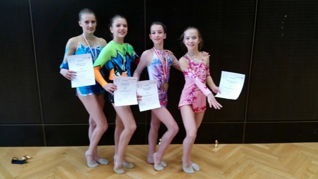 v.l.n.r: Anna Jodlbauer, Marie Petrescu, Laura Swoboda und Karla Lilli Schauer