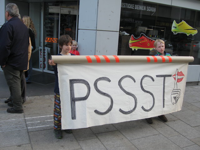 Auch die vielen Kinder der Anrainerfamilien wollen in Ruhe schlafen können