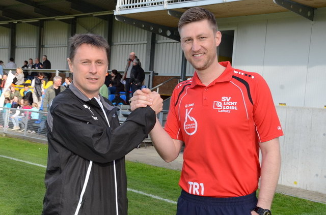Die beiden Trainer bleiben trotz sportlicher Rivalität Freunde. | Foto: KK