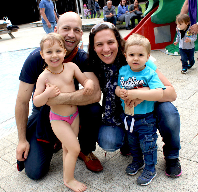 Die Familie Hamdorf war vom ersten Tiroler Familientag begeistert.