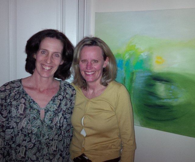 Petra Scheele ( li ), Angela Sommerhoff