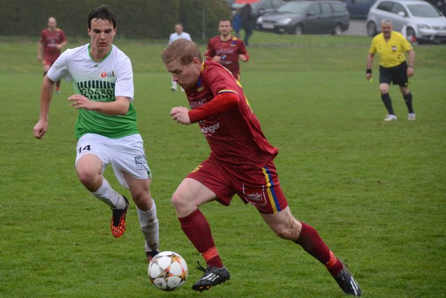 Roland Spindelböck (rechts) bewies im letzten Spiel des SV Haslach sein Können.