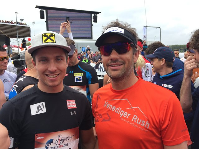 Marcel Hirscher und Hans Peter Kreidl.