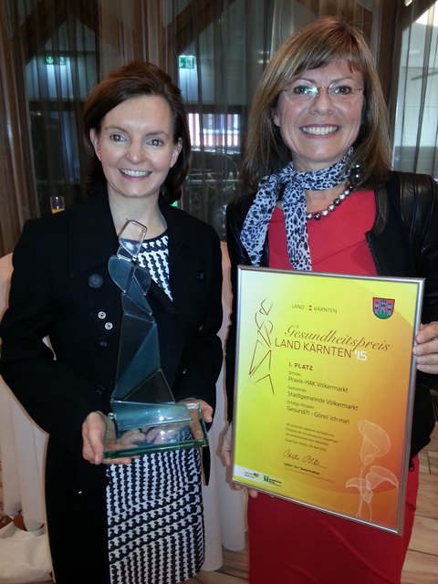 Projektleiterin Rosemarie Puff und Direktorin Michaela Graßler (von links) | Foto: KK