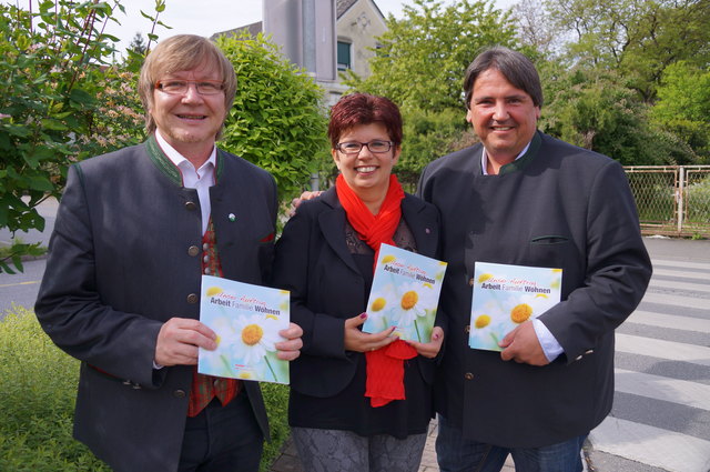 Startklar für Landtagswahl (v.l.): Hubert Koller, Bernadette Kerschler und NAbg. Josef Muchitsch.