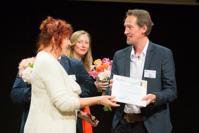 GF Klaus Ritzer bei der Preisverleihung in Wien.