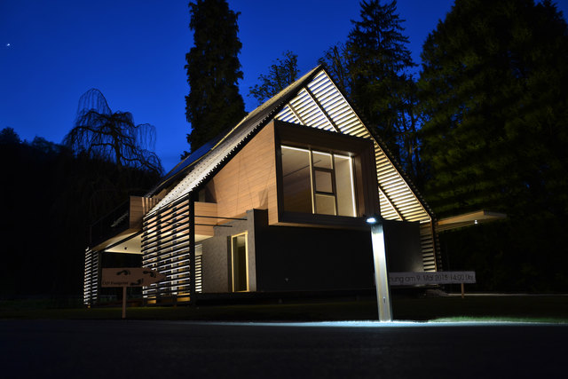 Das "Passivhaus Eisenstraße" wird am 9. Mai beim Tag der offenen Tür in Neubruck eröffnet. | Foto: Hackl