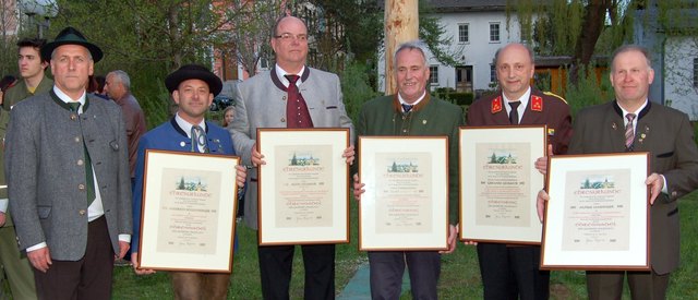 Bürgermeister Johann Hippmair, Bogensberger, Gehmair, Milacher, Gehmayr, Haidinger (v.l.) | Foto: Gemeinde