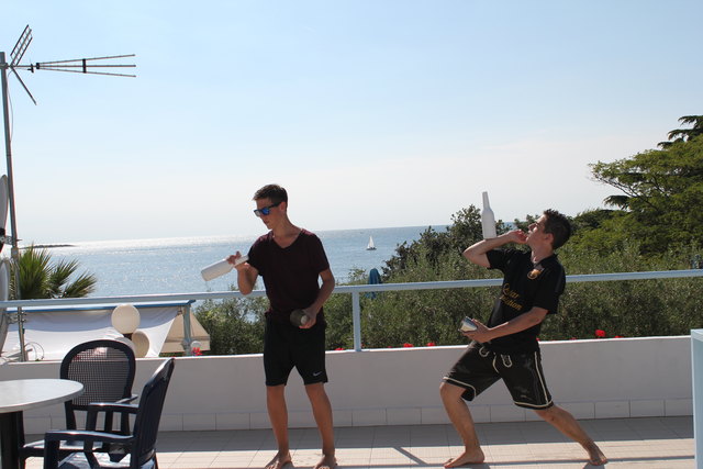 Julian Mayrhofer und Florian Winter beim Training in Kroatien. Mehr auf: www.flairbros.at