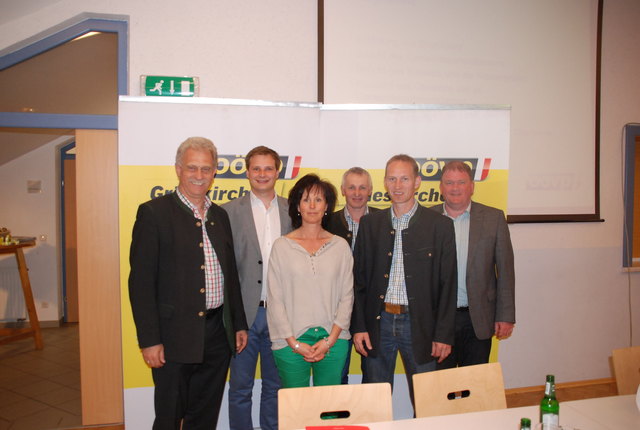 Peter Oberlehner, Gerald Nußbichler, Doris Hangweirer, Robert Gaubinger, Johannes Angermayr, Karl Furthmair (v. l.). | Foto: Foto: ÖVP Grieskirchen