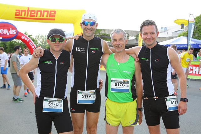 Das erfolgreiche Team "Trofaiach meine Stadt":  Manfred Lanner, Harald Zechner, Andreas Kramberger, Christoph Grill (v.l.). | Foto: Freisinger