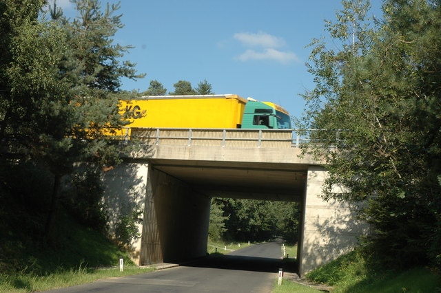 Bei der Brücke in Riegersdorf wird die künftige S7 von der A2 abgezweigt.
