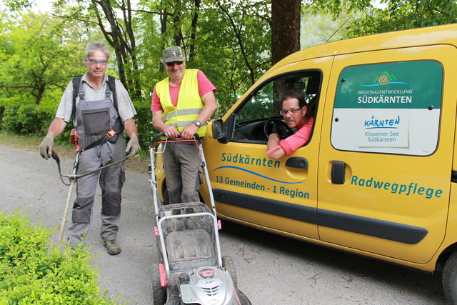 Peter, Leo und Jacky (von links)