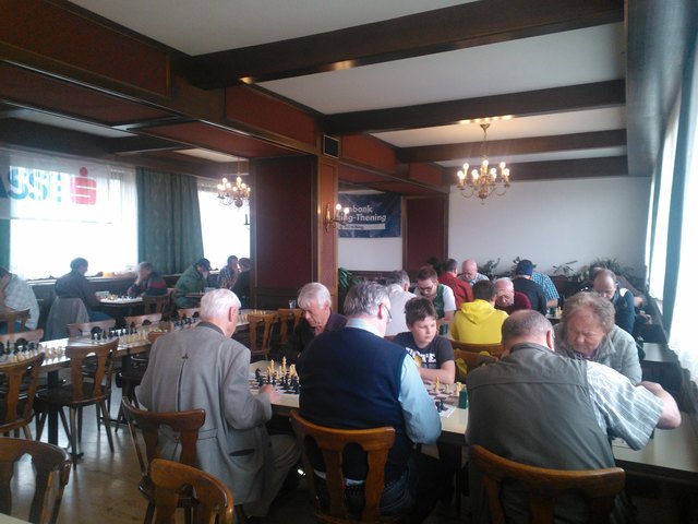 Einblick in den Turniersaal