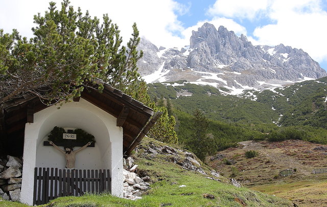 Kapelle oberhalb der Marienbergalm