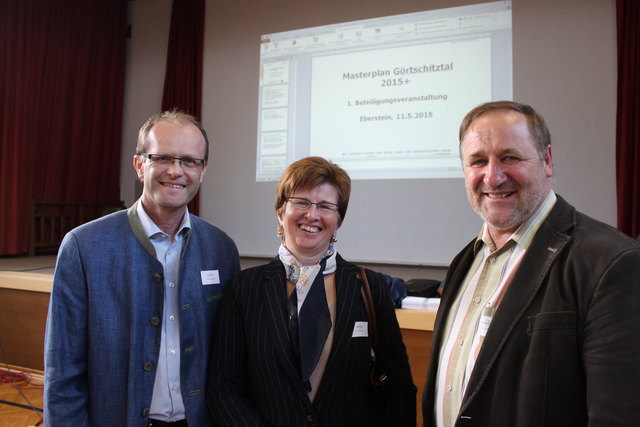 Christian Kropfitsch, Gabi Dörflinger und Andreas Grabuschnig