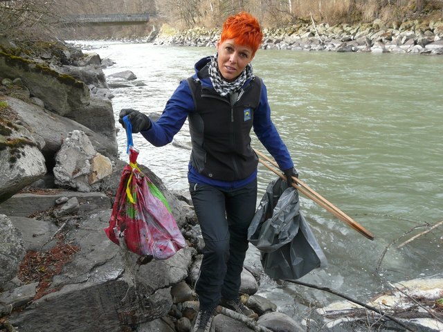 Patrizia Plattner ist fündig worden. | Foto: Foto: Naturpark Ötztal