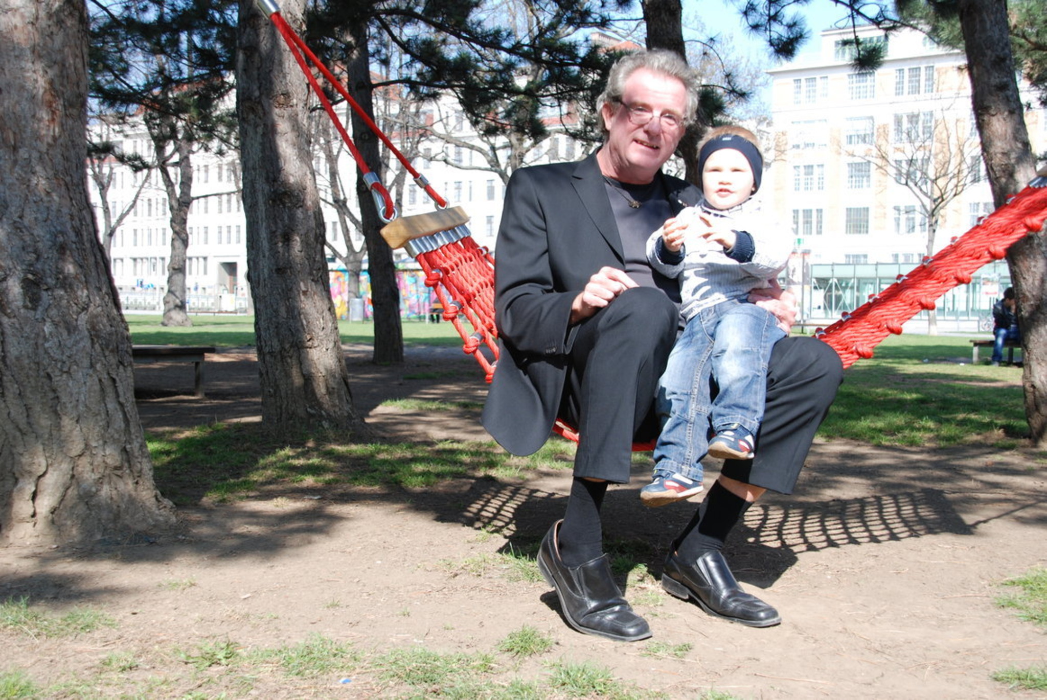 Abhängen im BrunoKreiskyPark Innere Stadt