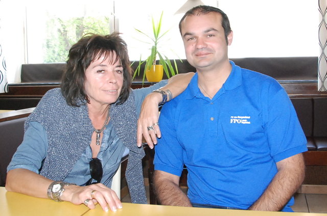 LAbg. Ilse Benkö und  Markus Wiesler, der für die FPÖ im Bezirk Oberwart auf Platz 2 ins Rennen geht.