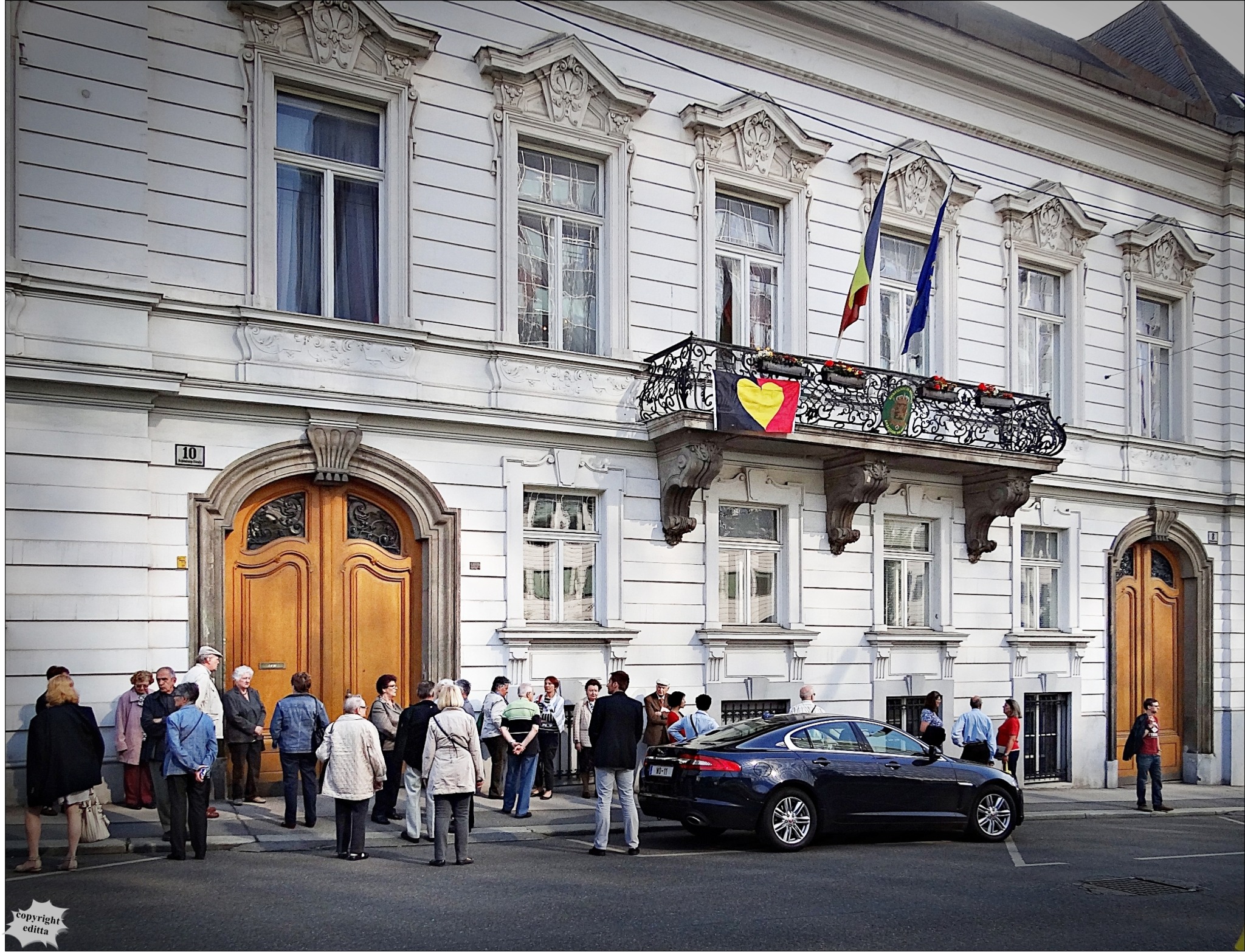 Das Palais der belgischen Botschaft Wieden