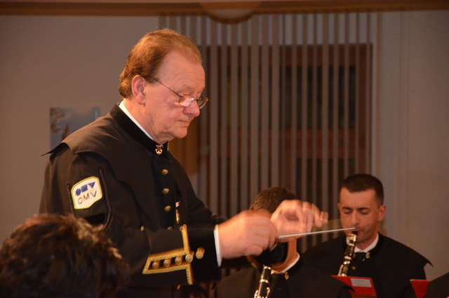 Kapellmeister Anton Kammerer führte die Musiker zu Gold.