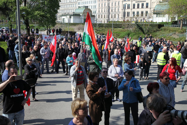 PEGIDA-Demo in Wien