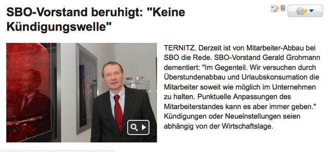 Den schönen Worten folgte einen Monat nach dem BB-Bericht das Eingeständnis: 30 Menschen wurden gekündigt.