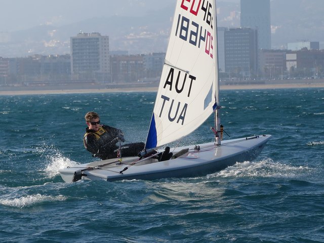 Guter Saisonstart für Laser-R-Segler Jakob Flachberger (UYC Wolfgangsee). | Foto: Flachberger/UYCWg