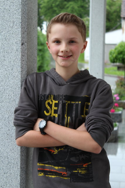 Daniel Holzapfel (12) ist auf der Bühne der Rainbacher Evangelienspiele aufgewachsen.