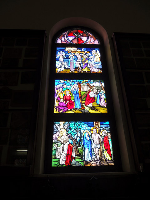 schön bemalte Fenster