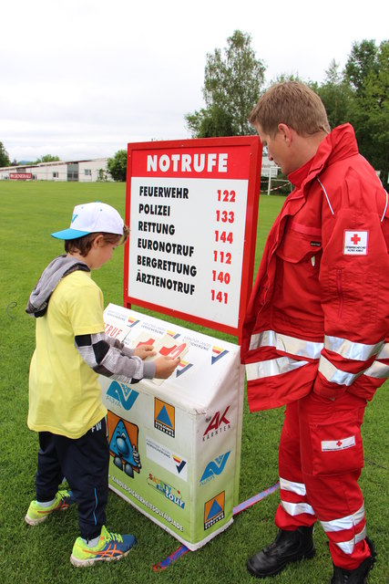 Die Volksschüler mussten in Klassenbewerben Sicherheitsaufgaben lösen. | Foto: KK