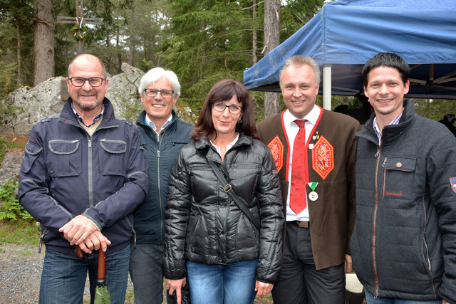 GR Helmuth Hirschegger, SR Dr. Franz Haselwanter, GR Anita Mayr, BM Stefan Weirather und GR Christoph Stillebacher