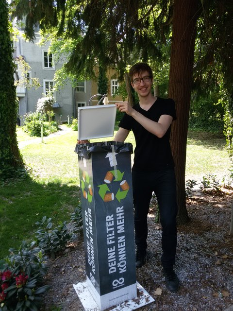 Das Studentenwohnheim in der Leechgasse 24 in Graz beteiligt sich erfolgreich beim Recyclingprogramm Filter-Rein.