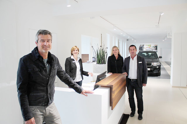 Walter Reiter, Sabine Hassler, Petra Gönitzer-Reiter und Bernd Karner (von links)