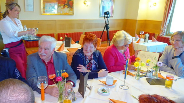 Johann und Anneliese Hügel, Ingrid und DI Alfred Giller