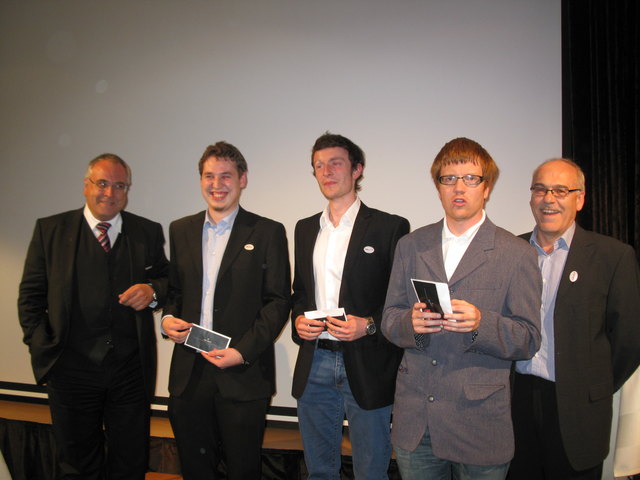 Dreimal Florian am Potest: Florian Mostbauer, 
FM Florian Schwabeneder, FM Florian Sandhöfner