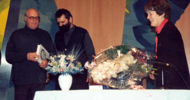 Käthe Recheis - Lesung mit Fridolin Dallinger - Klavier am 25. November 1994 bei der QULTURSzene Hörsching