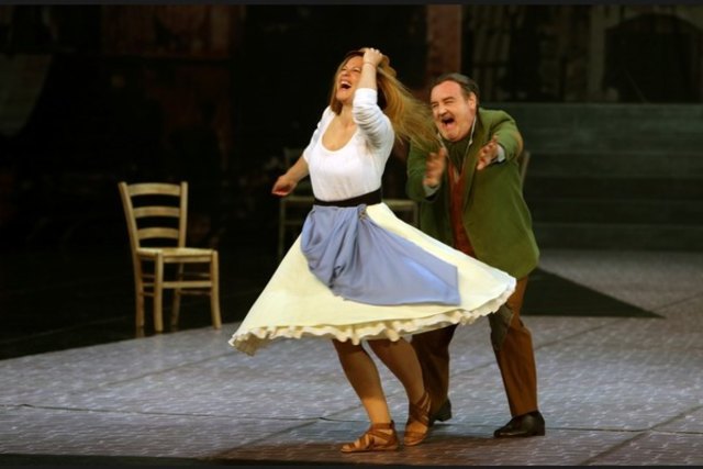 Natalia Ushakova as Maliella and Ivan Ožvát as Biaso