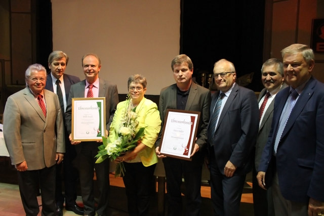 Präs. Friedinger (li), W.Resch (3.v.l.) A. Aistleitner (5.v.l.) | Foto: Privat