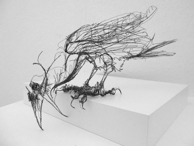 Helmut Weiländer / "bird" - Plastiken aus Draht | Foto: Helmut Weiländer