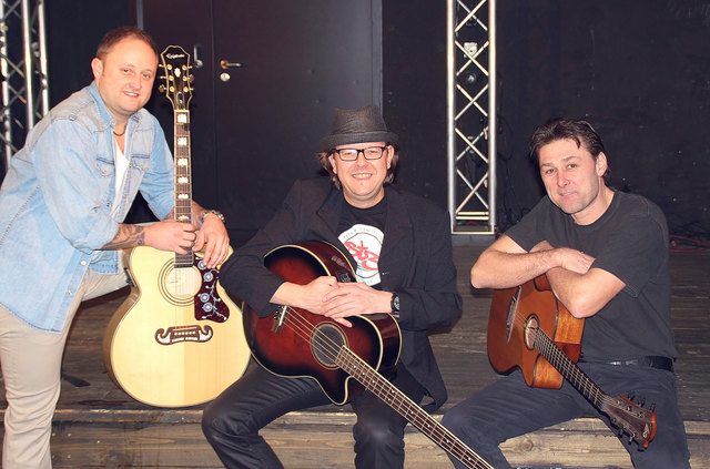 Habe, Wilfurth und Ehrenreich sind die Band "ST3" und werden als Vorgruppe das Publikum in Gleisdorf auf die legendären "Wir 4" vorbereiten. | Foto: ST3