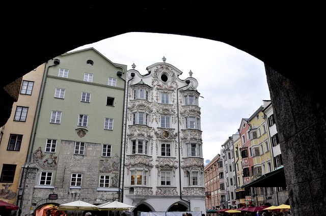 Helblinghaus Sehenswürdigkeit Innsbrucks. Innsbruck