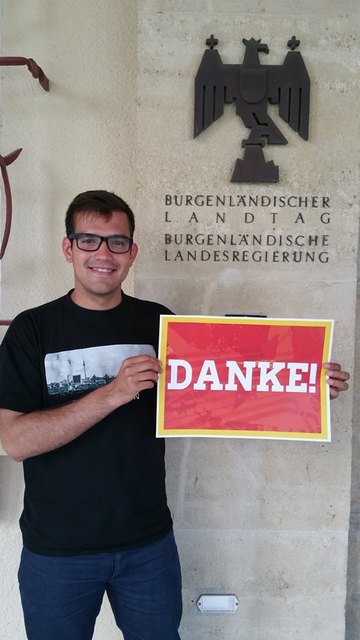 Kilian Brandstetter (SPÖ) bedankte sich über facebook bei seinen Unterstützern. | Foto: Privat