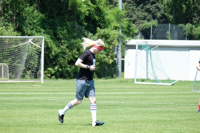 Karaoke Bash beim Aufwärmen. Bald geht es los! | Foto: Burghardt