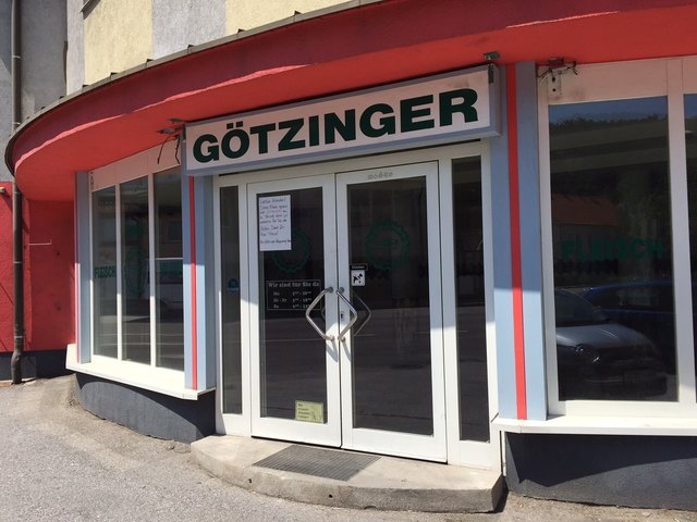 Dicht: die Götzinger-Filiale in Wimpassing (Bild).