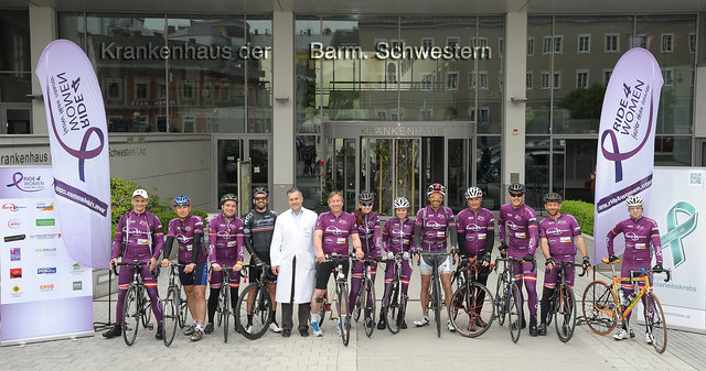 Von Linz brach die Gruppe auf ihre 1.620 Kilometer langer Tour auf.