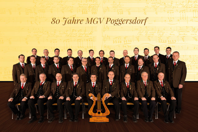 80 Jahre hat der MGV Poggersdorf auf dem Buckel. Das wird an zwei Tagen gefeiert